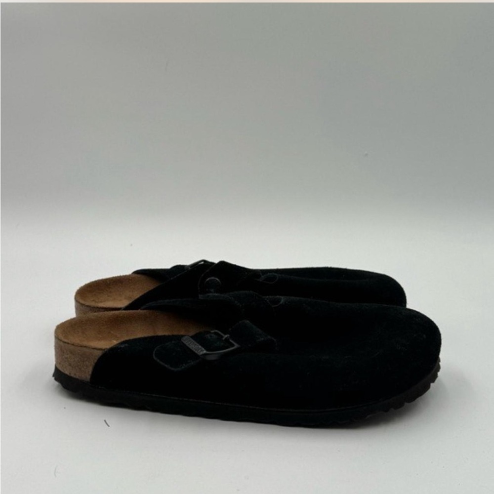Black Birkenstock Boston Clogs